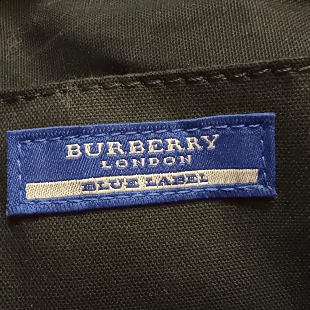 Burberry Blue Label purple coated canvas shoulder bag. - Picture 10 of 12